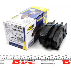 180971204 ICER Колодки гальмівні (передні) Mazda 626 IV/V 91-02/MX-6 92-97/Ford USA Probe 93-98