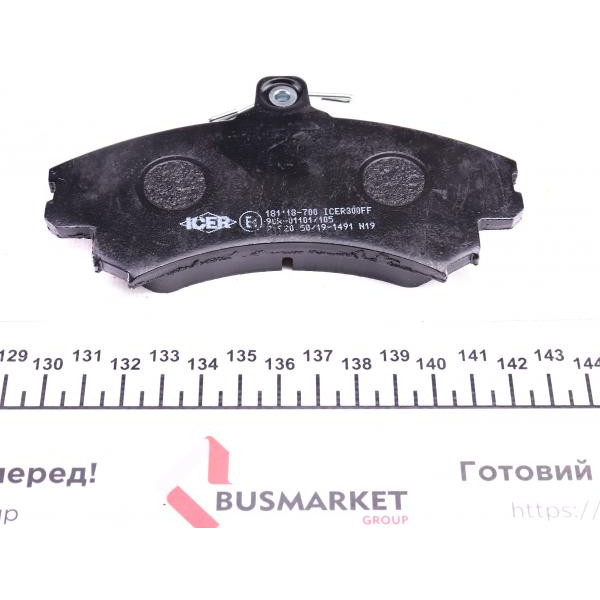 181118700 ICER Колодки гальмівні (передні) Mitsubishi Colt 04-12/Carisma/Space Star/Volvo S40/V40 95-06/Smart 04-