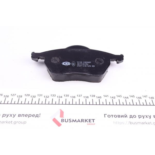 181128 ICER Колодки гальмівні (передні) Opel Astra G 99-02/Vectra B 95-03/Calibra A 91-97/Saab 9-3 98-09
