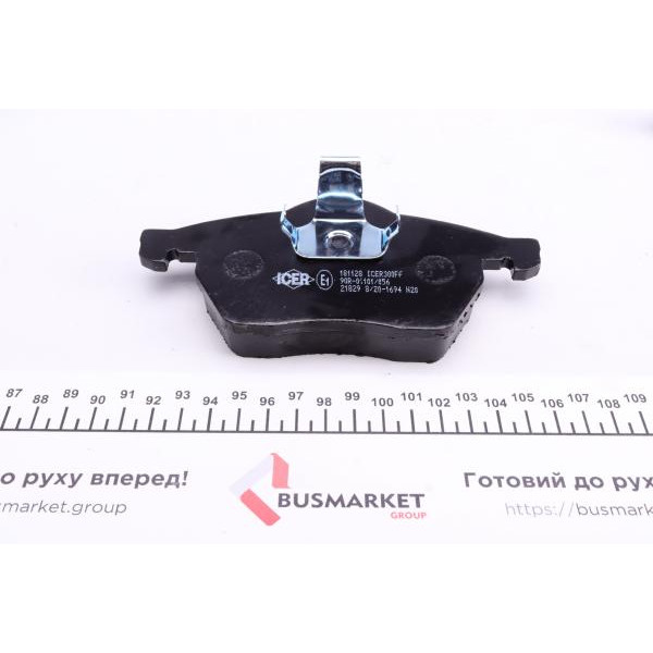 181128 ICER Колодки гальмівні (передні) Opel Astra G 99-02/Vectra B 95-03/Calibra A 91-97/Saab 9-3 98-09