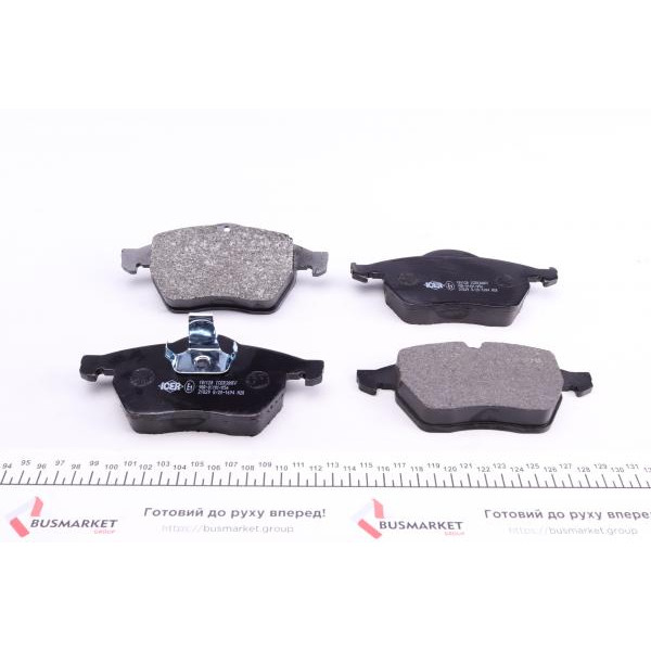 181128 ICER Колодки гальмівні (передні) Opel Astra G 99-02/Vectra B 95-03/Calibra A 91-97/Saab 9-3 98-09