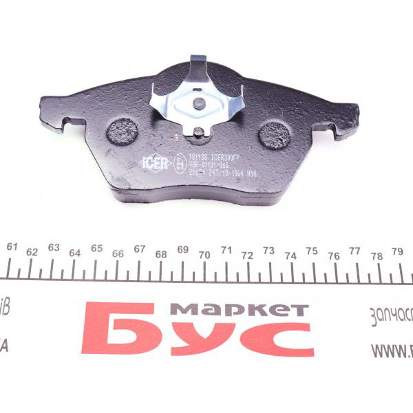 181138 ICER Колодки гальмівні (передні) Audi A4 94-01/VW Passat B3/B4/B5 96-00