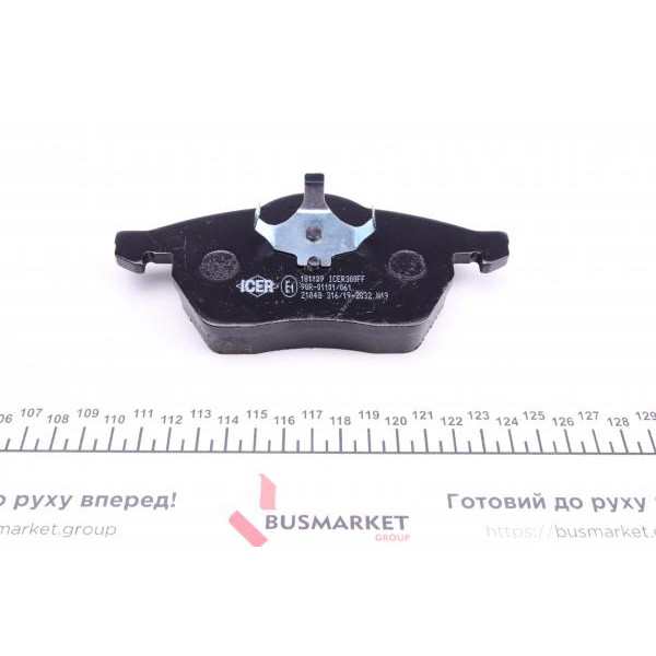181139 ICER Колодки гальмівні (передні) Ford Galaxy 95-15/Seat Alhambra 96-10/VW Sharan 95-10