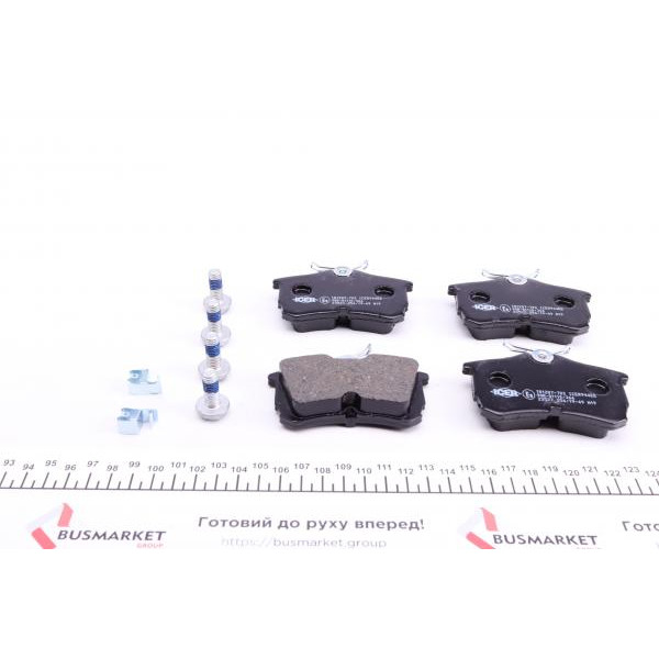 181287703 ICER Колодки гальмівні (задні) Honda Accord VI/VII 98-08