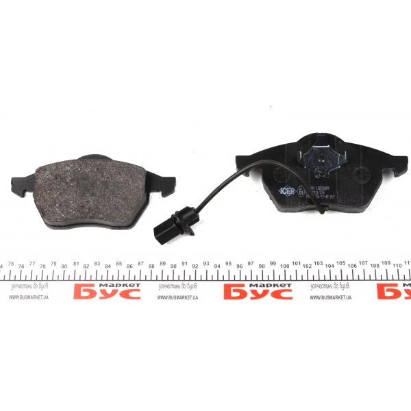 181384 ICER Колодки гальмівні (передні) Ford Galaxy 95-06/Seat Alhambra/VW Sharan 95-10 (+датчик)