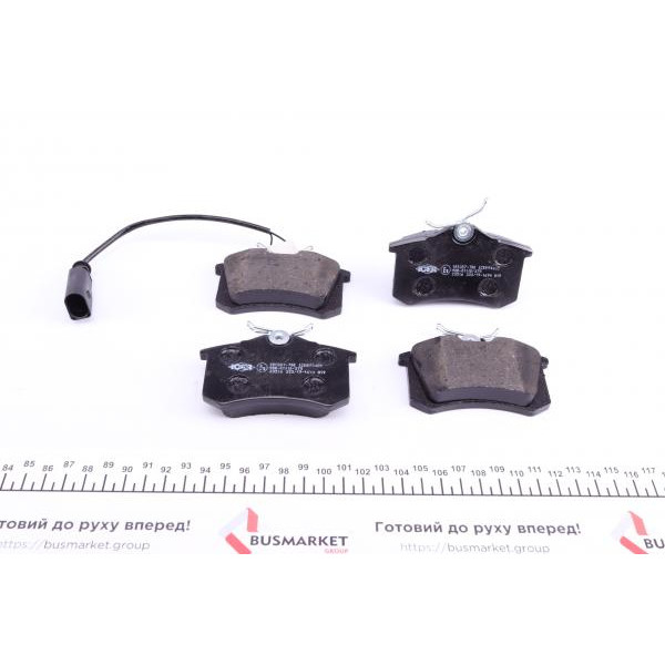 181387700 ICER Колодки гальмівні (задні) Ford Galaxy 95-06/VW Sharan/Seat Alhambra 95-10/Ibiza 03-08 (+датчик)