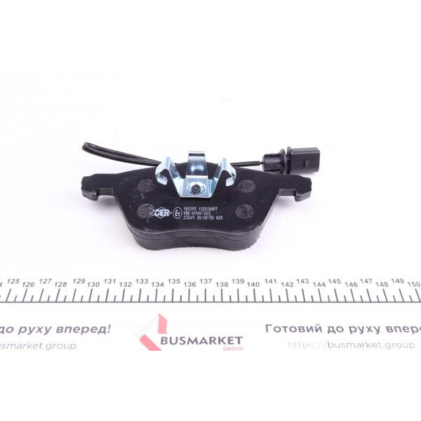 181395 ICER Колодки гальмівні (передні) Ford Galaxy 95-06/Seat Alhambra/VW Sharan 95-10/VW T4 90-03 (+датчики)