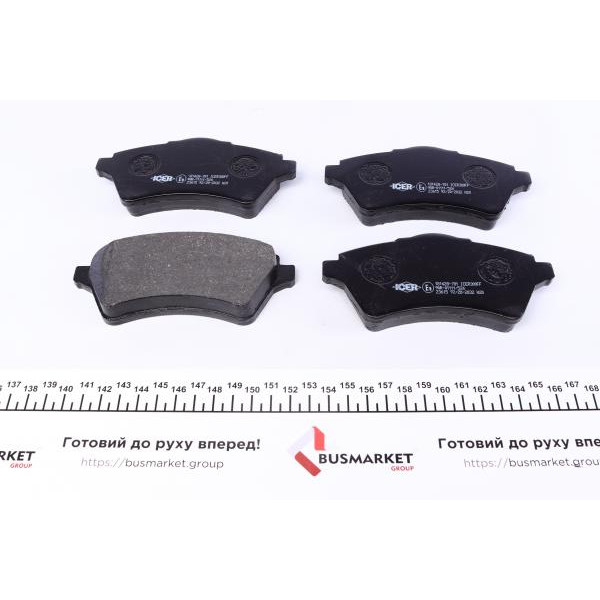 181428701 ICER Колодки гальмівні (передні) Land Rover Freelander 98-06