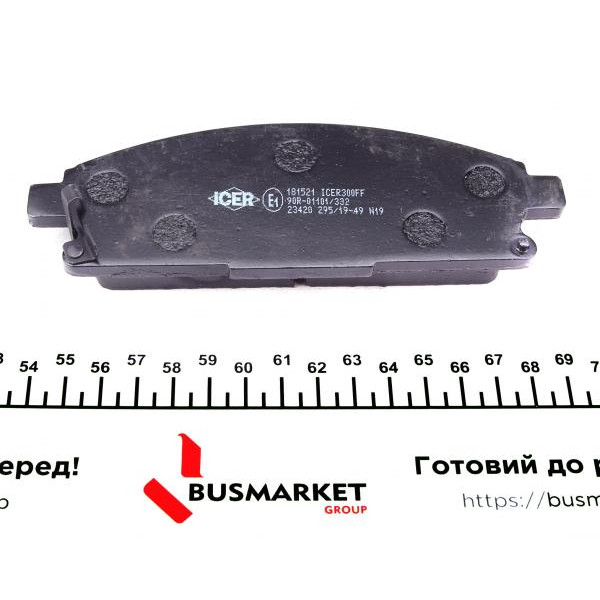 181521 ICER Колодки гальмівні (передні) Nissan X-Trail 01-13/Pathfinder 97-04/Infiniti Q45 93-01/QX4 97-