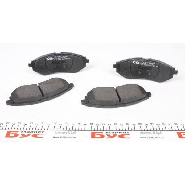 181566 ICER Колодки гальмівні (передні) Chevrolet Aveo/Kalos/Daewoo Kalos 03-