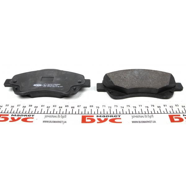 181573 ICER Колодки гальмівні (передні) Toyota Avensis 03-08/Corolla Verso 04-09