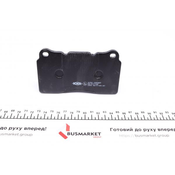 181582 ICER Колодки гальмівні (передні) Volvo S60 00-10/V70 99-08/Renault Megane III 08-