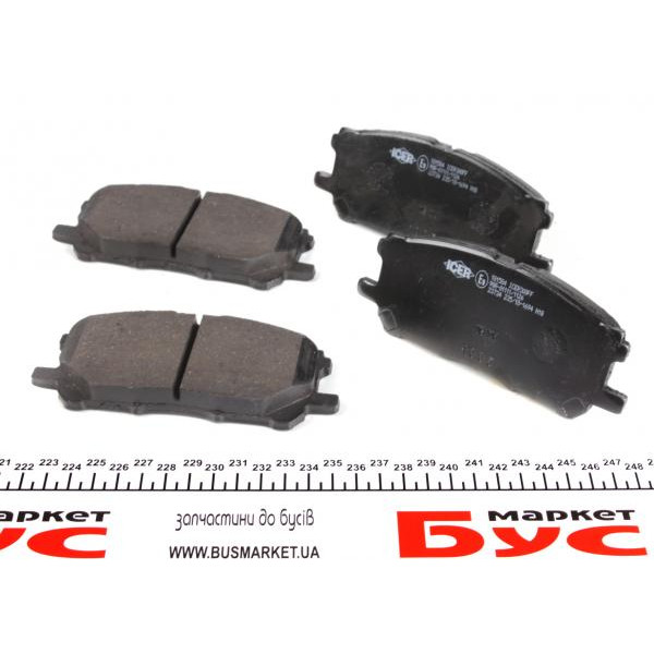 181584 ICER Колодки гальмівні (передні) Toyota Highlander/Kluger 03-10/Lexus RX 03-08