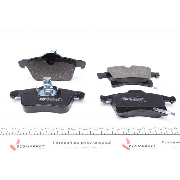 181592 ICER Колодки гальмівні (передні) Opel Astra H/Corsa C/D/E/Meriva A/B 04-/Combo/Zafira A/B 01- (+датчик)