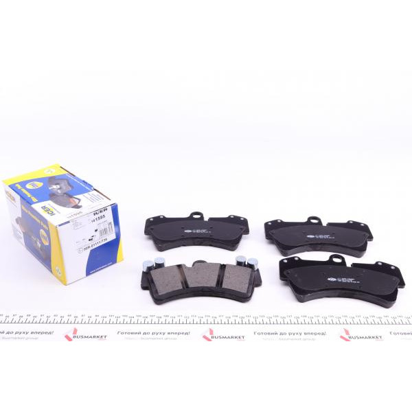 181595 ICER Колодки гальмівні (передні) Audi Q7 06-15/Porsche Cayenne/VW Touareg 02-10