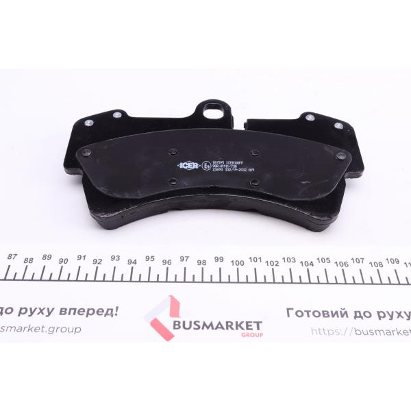 181595 ICER Колодки гальмівні (передні) Audi Q7 06-15/Porsche Cayenne/VW Touareg 02-10
