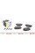 181600703 ICER Колодки гальмівні (задні) Audi A3/A4/A6/VW Caddy/Touran 04-15/Golf/Passat/Skoda Octavia 03-/SuperB