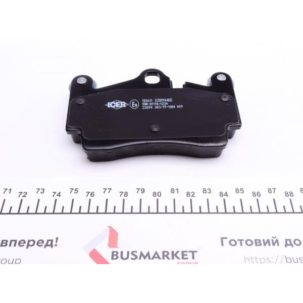 181611 ICER Колодки гальмівні (задні) Audi Q7 06-15/VW Touareg/Porsche Cayenne 02-10