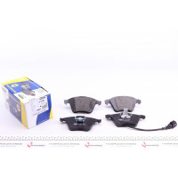 181653 ICER Колодки гальмівні (передні) Audi A3/TT/Skoda SuperB/VW Passat B6/B7/Golf IV-VI 02-15 (+датчик)