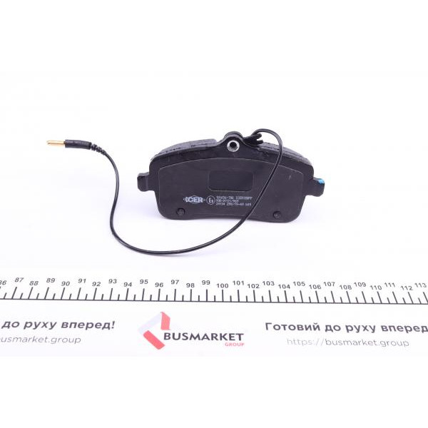 181656700 ICER Колодки гальмівні (передні) Peugeot 407 04- (+датчики)