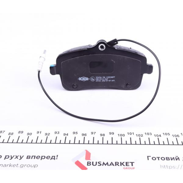 181656700 ICER Колодки гальмівні (передні) Peugeot 407 04- (+датчики)