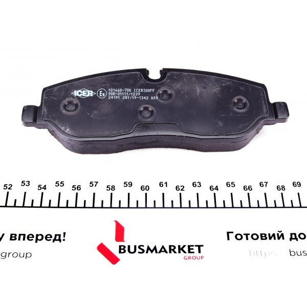 181660700 ICER Колодки гальмівні (передні) Land Rover Discovery III/IV 04-18/Range Rover III 02-12/Sport I 05-13