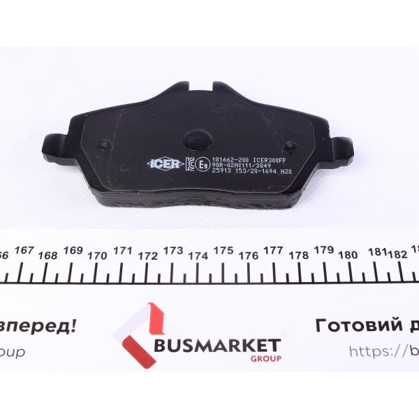 181662200 ICER Колодки гальмівні (передні) BMW i3 (I01) 13-