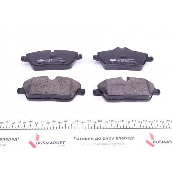 181662700 ICER Колодки гальмівні (передні) BMW 1 (E81/E82/E87/E88) 04-13/2 (F45) 14-18