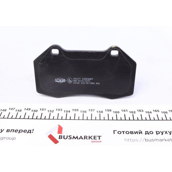 181679 ICER Колодки гальмівні (передні) Renault Megane II/III 04-/Scenic II/Grand Scenic I 04-09/Clio III 06-14