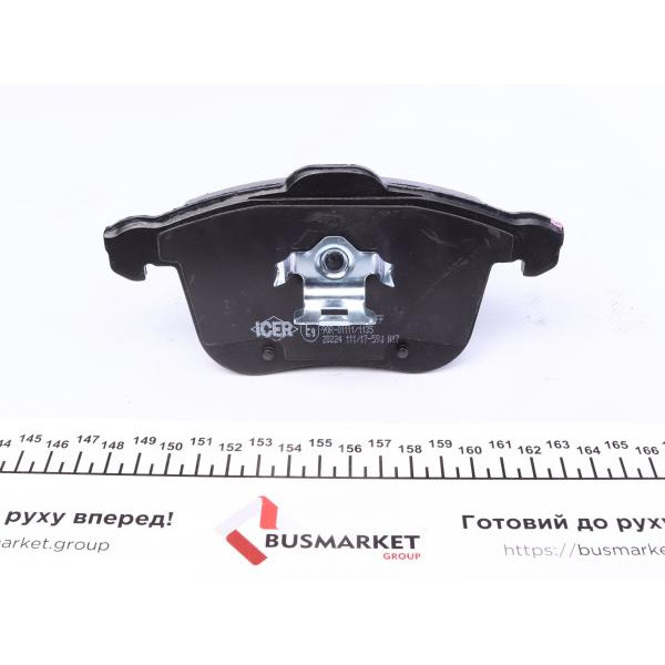 181681 ICER Колодки гальмівні (передні) Opel Vectra C 02-08/Signum 03-08/Saab 9-3 02-15