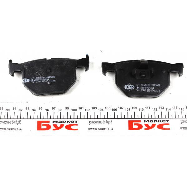181685202 ICER Колодки гальмівні (задні) BMW X5 (E70) 06-13/(F15/F85) 13-18/X6 (E71/E72) 08-14/(F16/F86) 14-19