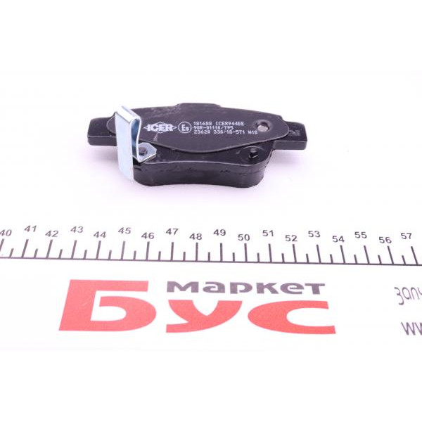 181688 ICER Колодки гальмівні (задні) Toyota Avensis 03-08/Corolla Verso 04-09