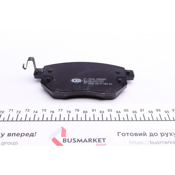 181696 ICER Колодки гальмівні (передні) Nissan Maxima 97-00/Murano 03-14/Teana 03-08/Infiniti FX 03-11/M37 11-