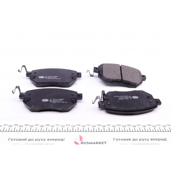181696 ICER Колодки гальмівні (передні) Nissan Maxima 97-00/Murano 03-14/Teana 03-08/Infiniti FX 03-11/M37 11-