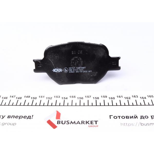 181704 ICER Колодки гальмівні (передні) Toyota Corolla 01-07/Matrix 02-04/Celica 99-05