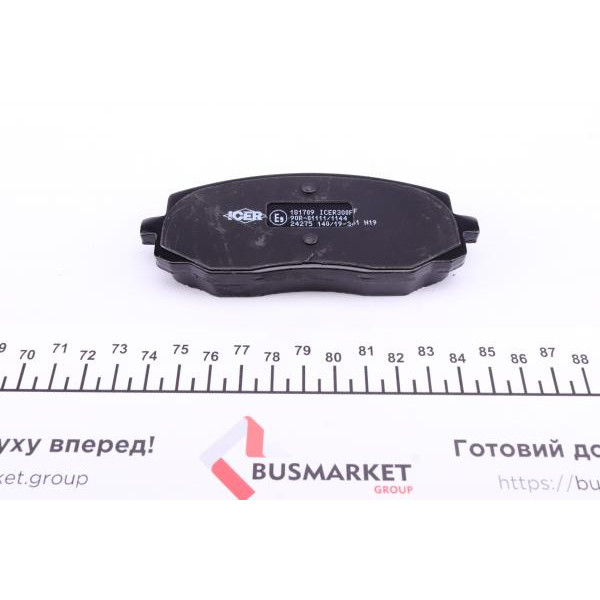 181709 ICER Колодки гальмівні (передні) Hyundai i10 08-17/Kia Picanto 04-