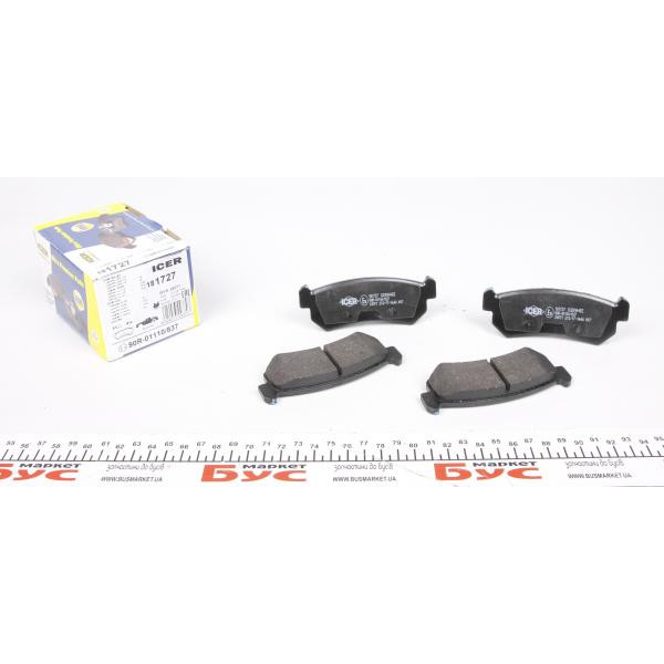 181727 ICER Колодки гальмівні (задні) Chevrolet Lacetti/Nubira 05-/Daewoo Nubira 97-