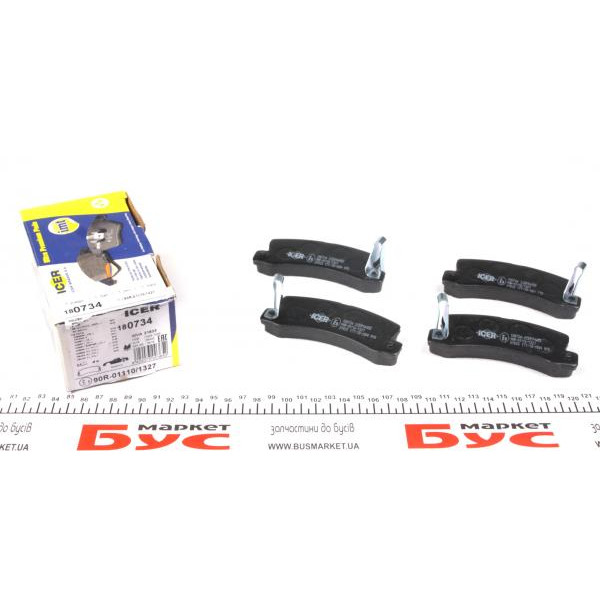 181734 ICER Колодки гальмівні (задні) Toyota Land Cruiser 100 98-07/Lexus LX II 98-08