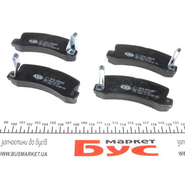 181734 ICER Колодки гальмівні (задні) Toyota Land Cruiser 100 98-07/Lexus LX II 98-08