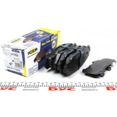 181762 ICER Колодки гальмівні (передні) Toyota Auris 10-18/Prius 08-/Rav4 III/IV 06-