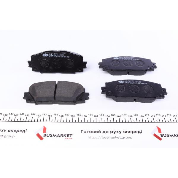 181774 ICER Колодки гальмівні (передні) Toyota Corolla 12-/Yaris 05-/Prius 11-/Mazda Familia 18-