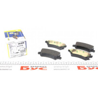 181776 ICER Колодки гальмівні (задні) Ford Galaxy/S-Max 06-15/Volvo S60/S80/V60/V70/XC60/XC70 08-/Land Rover 11