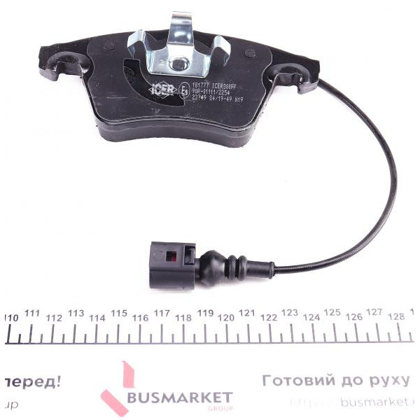 181777 ICER Колодки гальмівні (передні) VW Touareg 02-10 (+датчики)