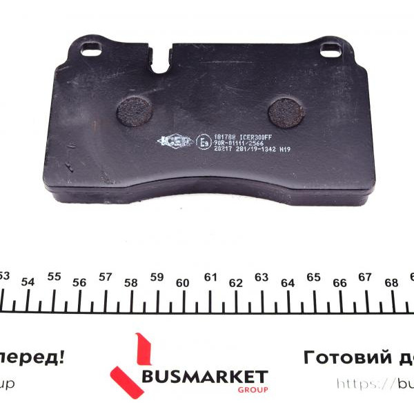 181788 ICER Колодки гальмівні (передні) Land Rover Range Rover 02-13