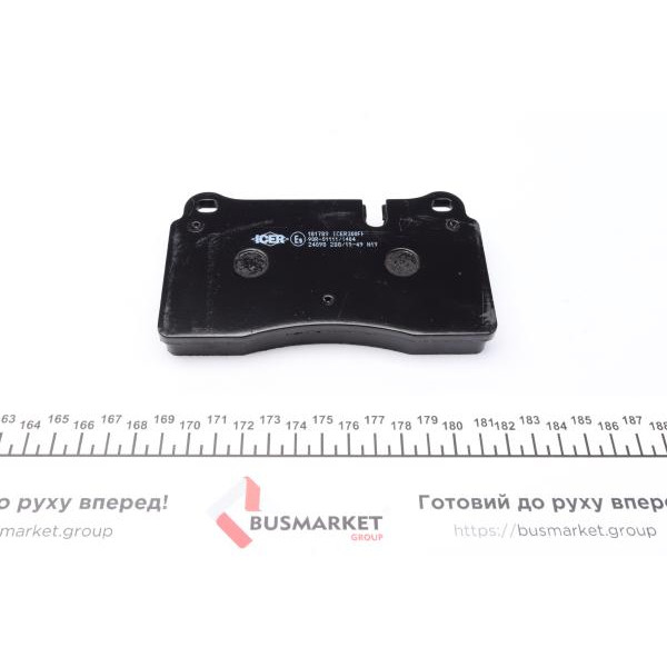 181789 ICER Колодки гальмівні (передні) Audi TT 09-14/VW Touareg 02-