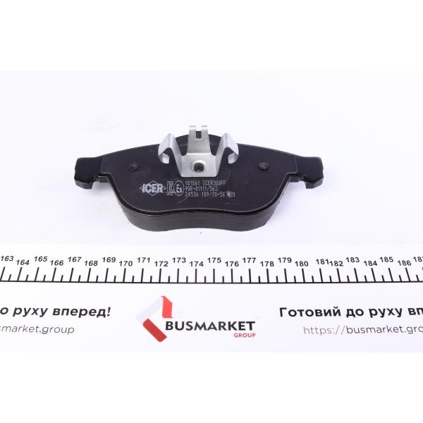 181861 ICER Колодки гальмівні (передні) Renault Megane II 04-09/Scenic II/III/Grand Scenic II/III 03-