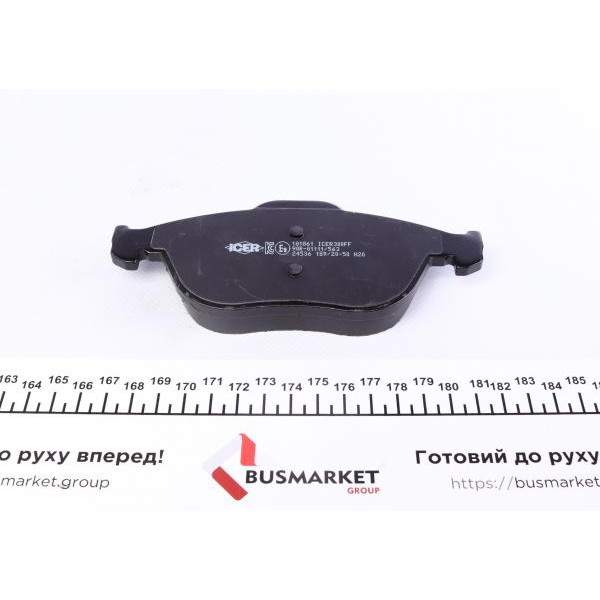181861 ICER Колодки гальмівні (передні) Renault Megane II 04-09/Scenic II/III/Grand Scenic II/III 03-