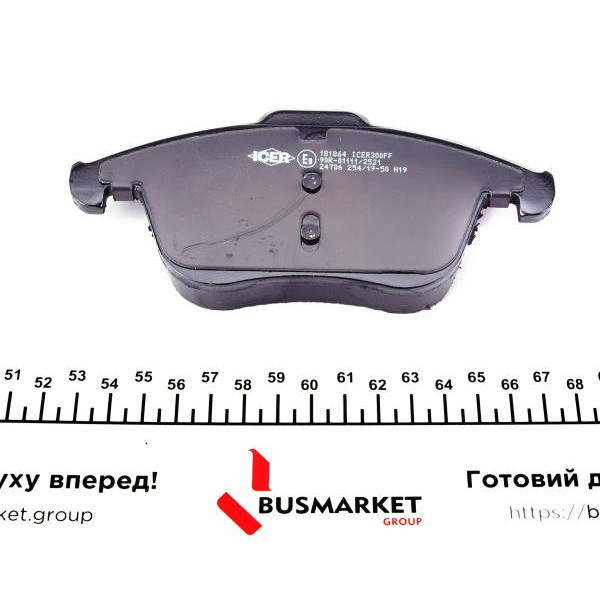 181864 ICER Колодки гальмівні (передні) Audi A4 07-18/Audi A5 07-/Audi Q5 12-17 (+датчик)