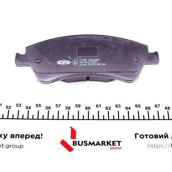 181892 ICER Колодки гальмівні (передні) Toyota Avensis/Verso 08-18/Auris 06-15