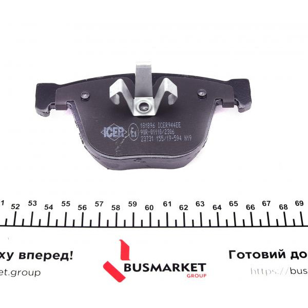 181896 ICER Колодки гальмівні (задні) BMW 5 (F07/F10/F11) 09-/7 (F01-F04) 08-15